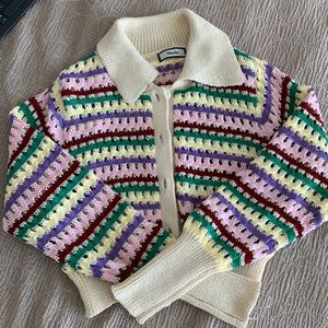 Knitted Striped Sweater